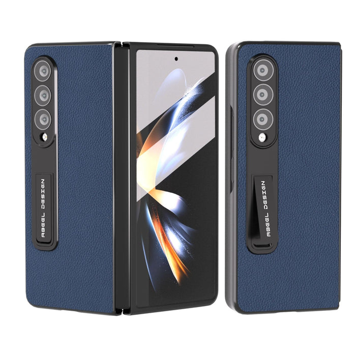 Leather Pc Phone Case With Holder For Samsung Galaxy z Fold