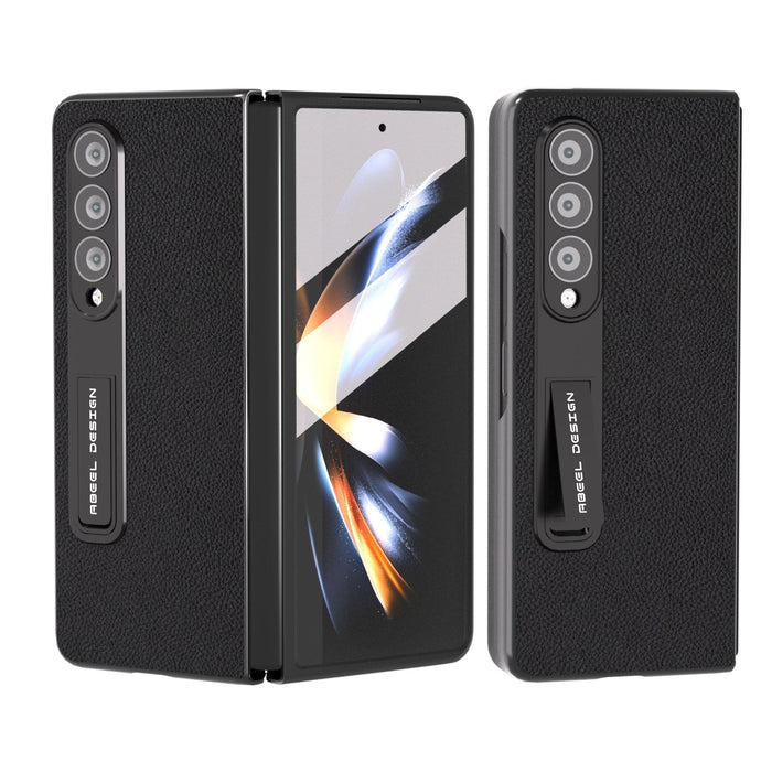 Leather Pc Phone Case With Holder For Samsung Galaxy z Fold