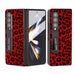 Leopard Print Phone Case With Holder Edge For Samsung