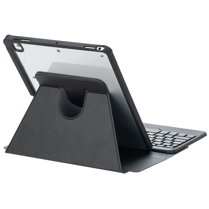 For Ipad 10Th Gen 10.9 2022 360 Rotation Acrylic Transparent Bluetooth Keyboard Leather Case