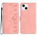 Seven Butterflies Embossed Leather Phone Case For Iphone 15