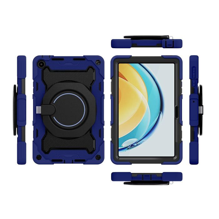 Armor Contrast Colour Silicone + Pc Tablet Case