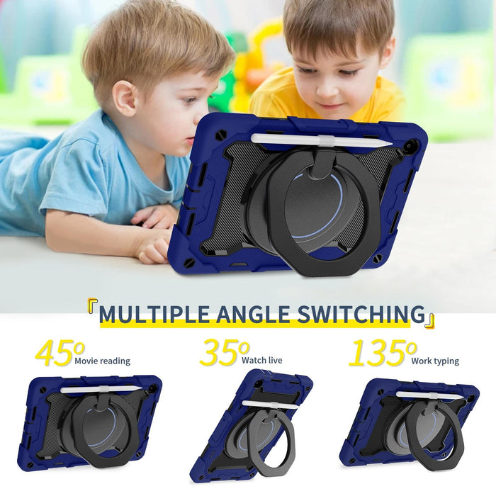 Armor Contrast Colour Silicone + Pc Tablet Case