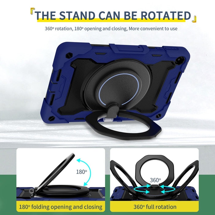 Armor Contrast Colour Silicone + Pc Tablet Case