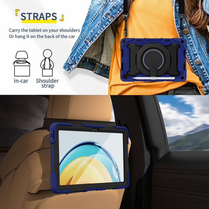 Armor Contrast Colour Silicone + Pc Tablet Case