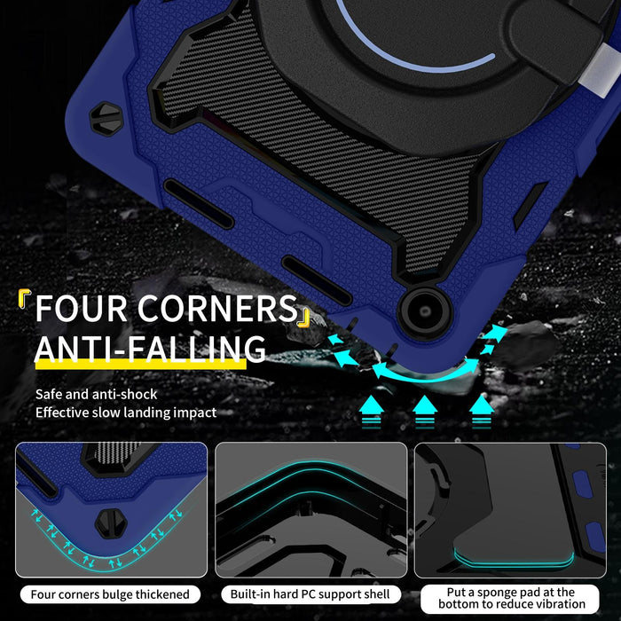 Armor Contrast Colour Silicone + Pc Tablet Case