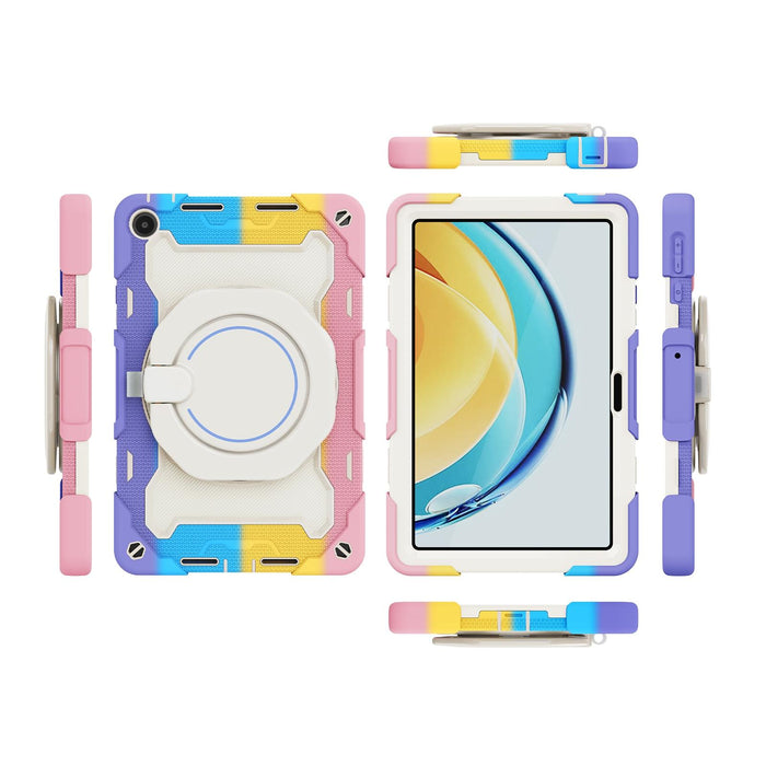 Armor Contrast Colour Silicone + Pc Tablet Case