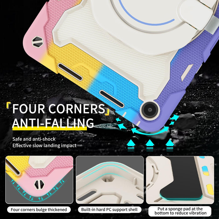 Armor Contrast Colour Silicone + Pc Tablet Case