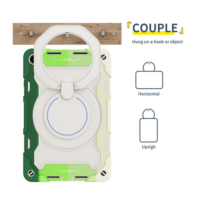 Armor Contrast Colour Silicone + Pc Tablet Case