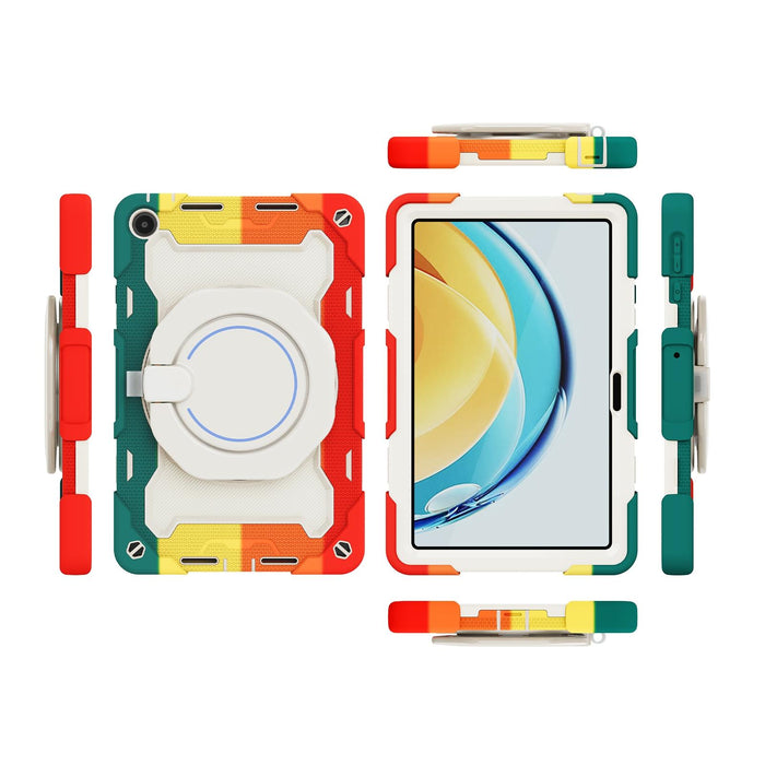 Armor Contrast Colour Silicone + Pc Tablet Case