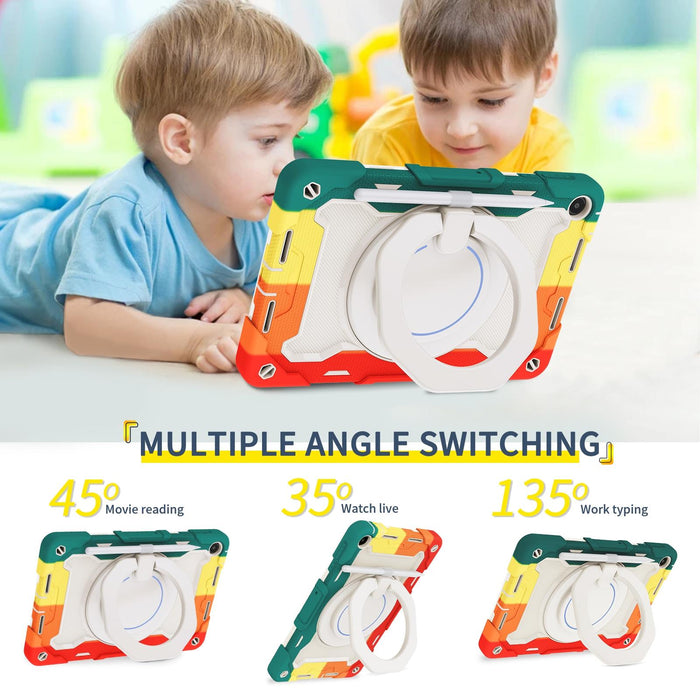 Armor Contrast Colour Silicone + Pc Tablet Case