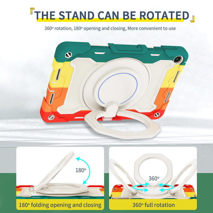 Armor Contrast Colour Silicone + Pc Tablet Case