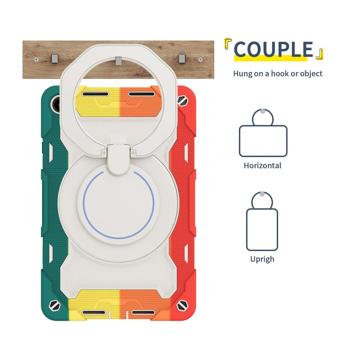 Armor Contrast Colour Silicone + Pc Tablet Case