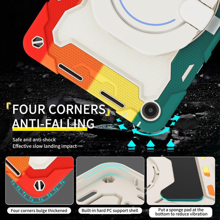 Armor Contrast Colour Silicone + Pc Tablet Case