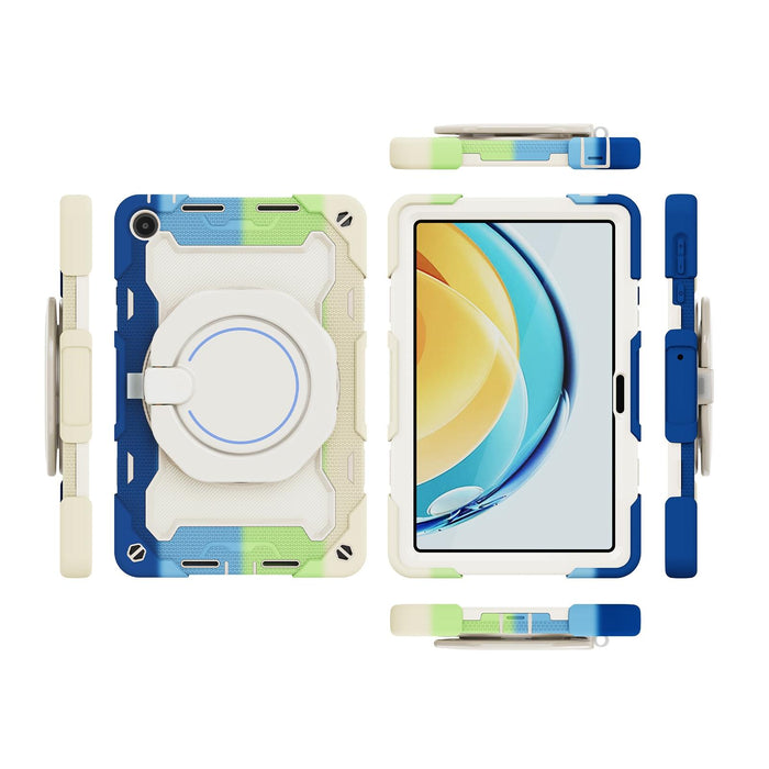 Armor Contrast Colour Silicone + Pc Tablet Case