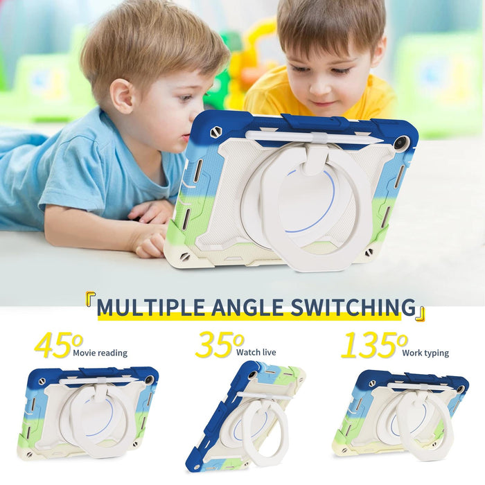 Armor Contrast Colour Silicone + Pc Tablet Case