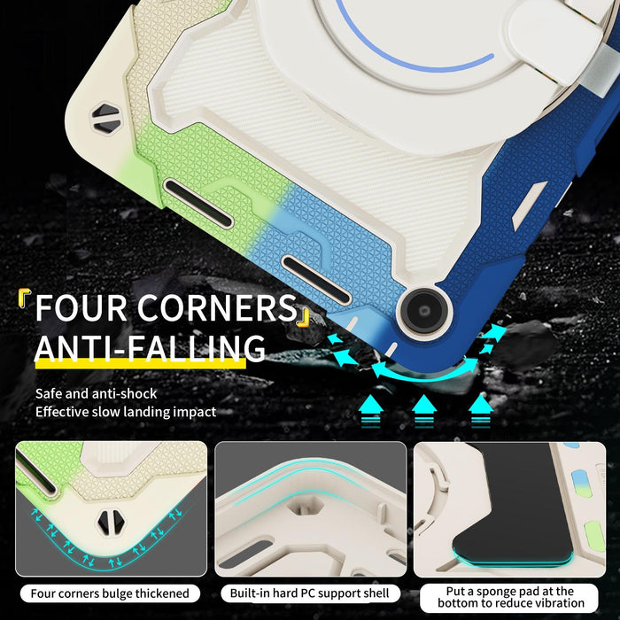 Armor Contrast Colour Silicone + Pc Tablet Case