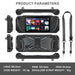 Shockproof Game Console Case With Holder And Shoulder Strap