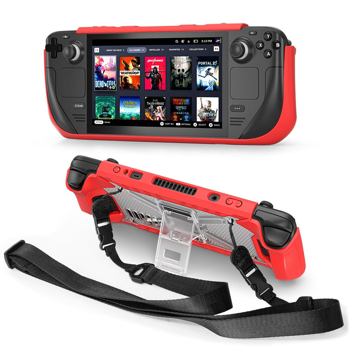 Shockproof Game Console Case With Holder And Shoulder Strap