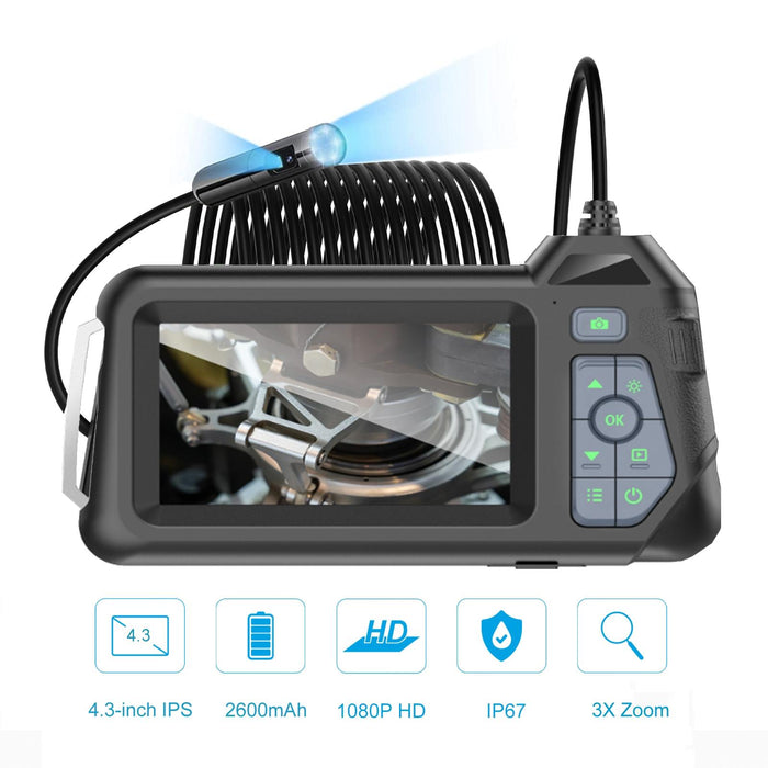 M60 4.3 Inch Dual Camera With Screen Endoscope Length 10M