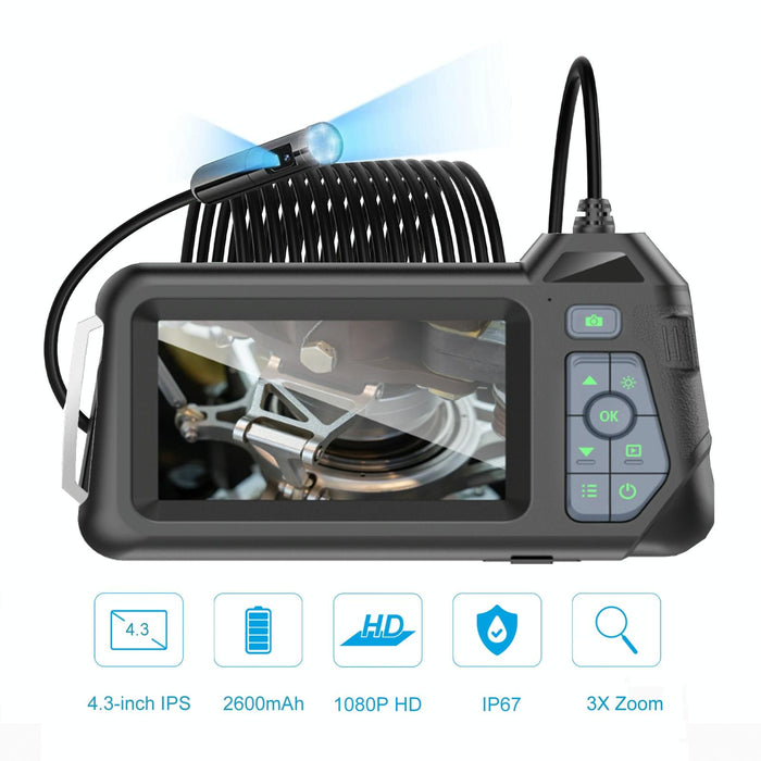 M60 4.3 Inch Dual Camera With Screen Endoscope Length 10M