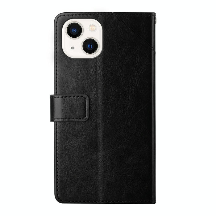 Ht01 y Shaped Pattern Flip Leather Phone Case For Iphone 15