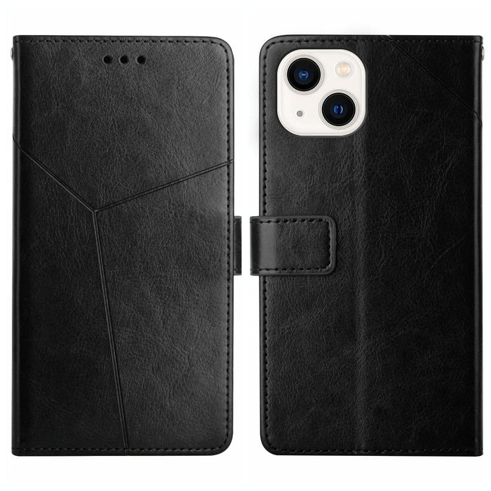 Ht01 y Shaped Pattern Flip Leather Phone Case For Iphone 15