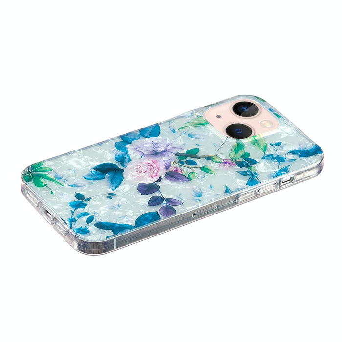 Imd Shell Pattern Tpu Phone Case For Iphone 15