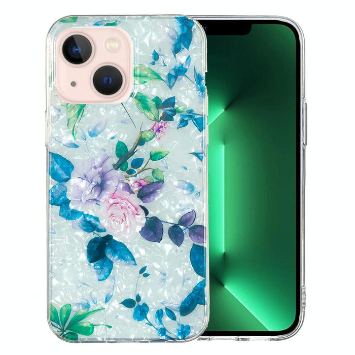 Imd Shell Pattern Tpu Phone Case For Iphone 15