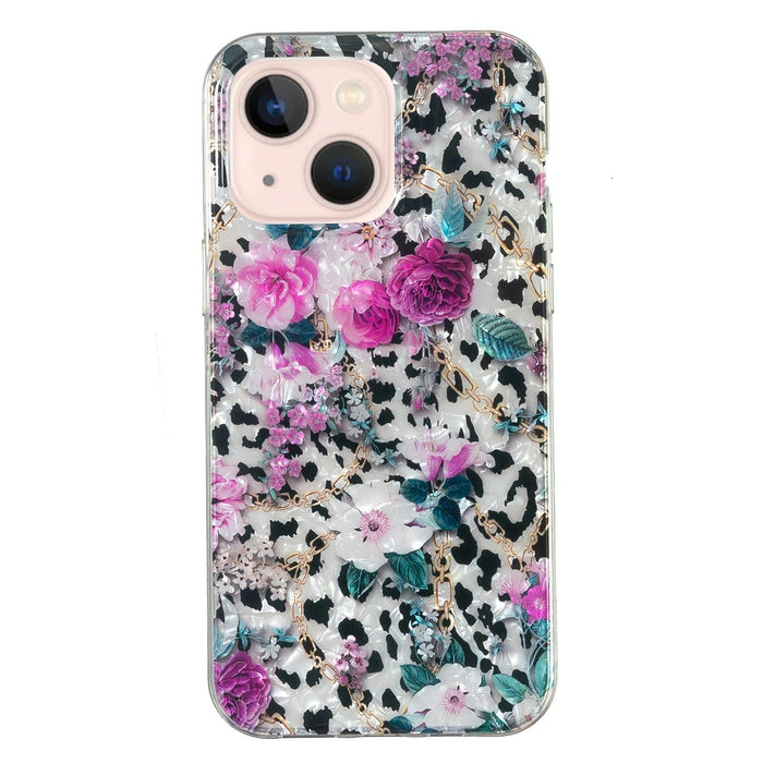 Imd Shell Pattern Tpu Phone Case For Iphone 15