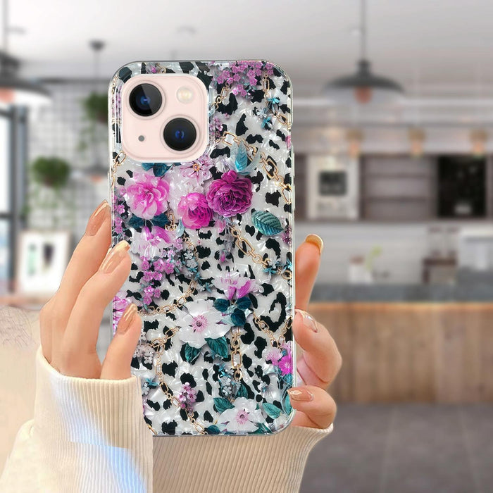 Imd Shell Pattern Tpu Phone Case For Iphone 15