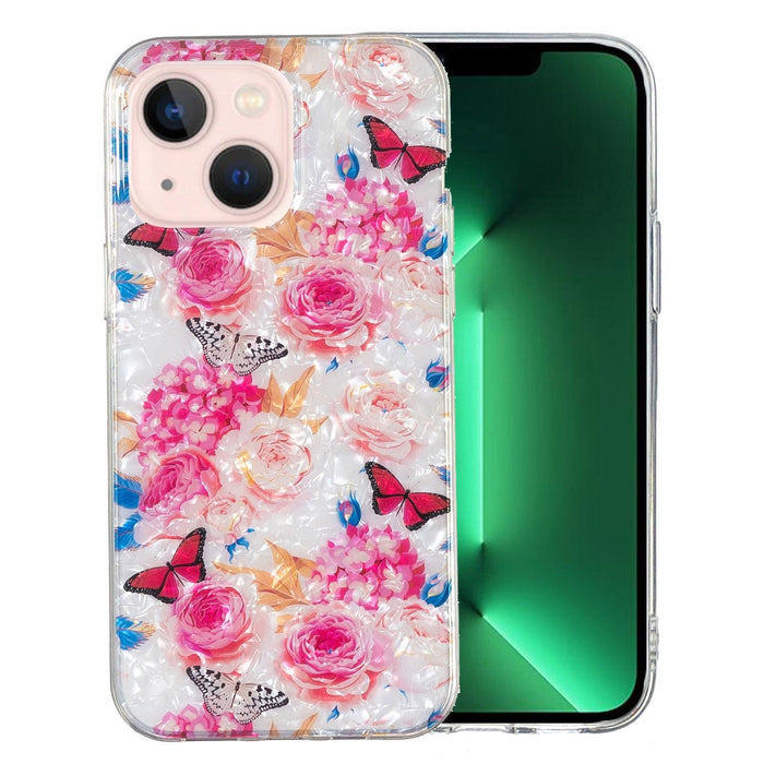 Imd Shell Pattern Tpu Phone Case For Iphone 15