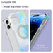 Dual Side Imd Marble Magsafe Phone Case For Iphone 15