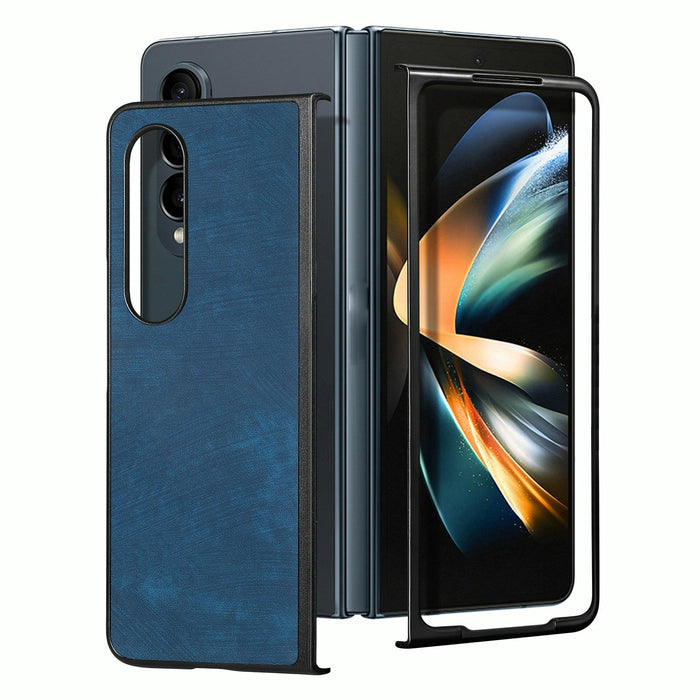 Solid Colour Pu Back Cover For Samsung Galaxy z Fold 4