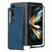 Solid Colour Pu Back Cover For Samsung Galaxy z Fold 4