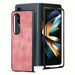 Solid Colour Pu Back Cover For Samsung Galaxy z Fold 4