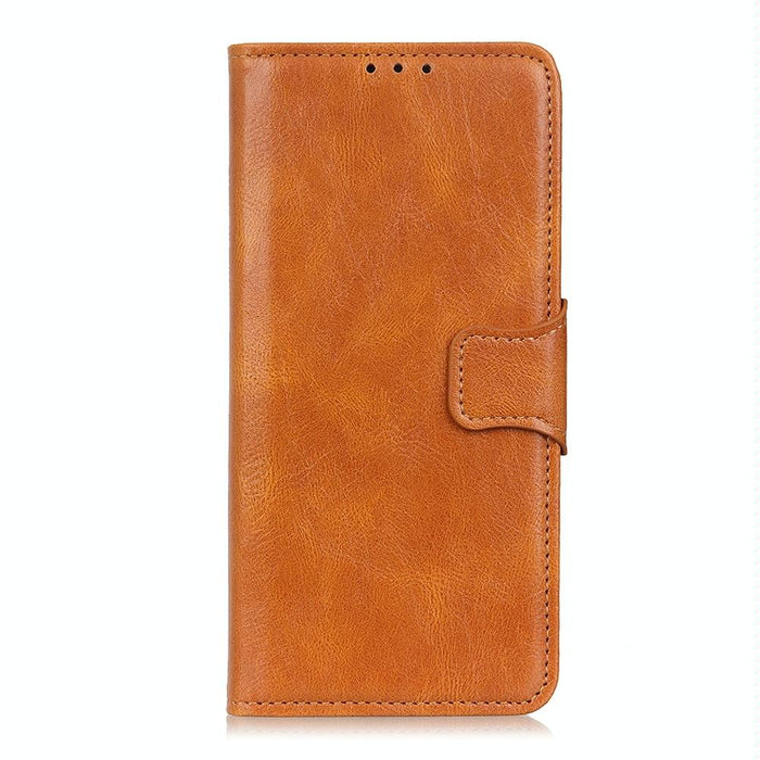 Mirren Crazy Horse Texture Horizontal Flip Leather Phone