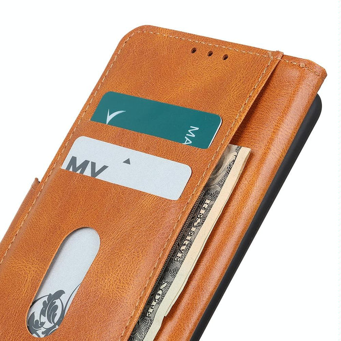 Mirren Crazy Horse Texture Horizontal Flip Leather Phone