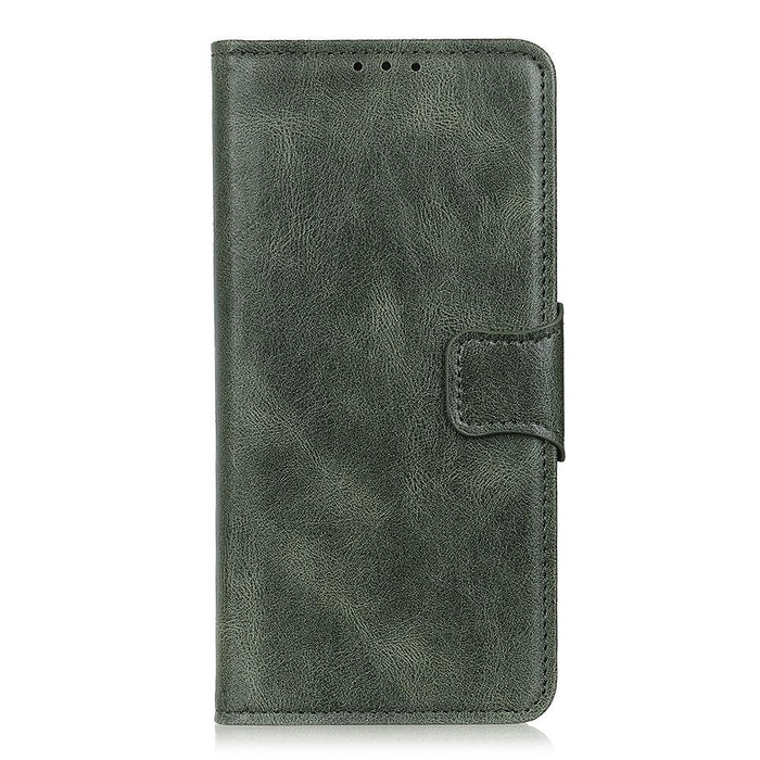 Mirren Crazy Horse Texture Horizontal Flip Leather Phone