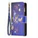 Coloured Drawing Pattern Zipper Phone Leather Case