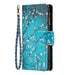 Coloured Drawing Pattern Zipper Phone Leather Case