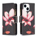 Coloured Drawing Pattern Zipper Phone Leather Case