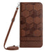 Crossbody Football Texture Magnetic Pu Phone Case