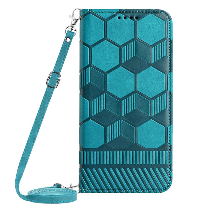 Crossbody Football Texture Magnetic Pu Phone Case