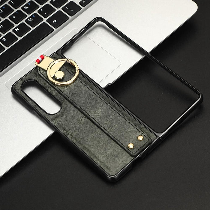 Wristband Leather Back Phone Case