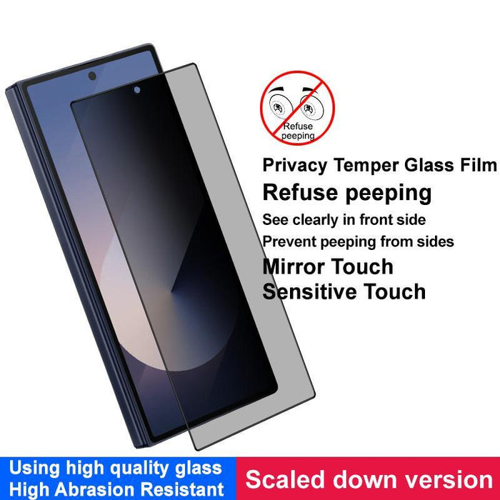For Samsung Galaxy Z Fold7 5G Imak Hd Full Screen Privacy Tempered Glass Protective Film Phone Case Edition