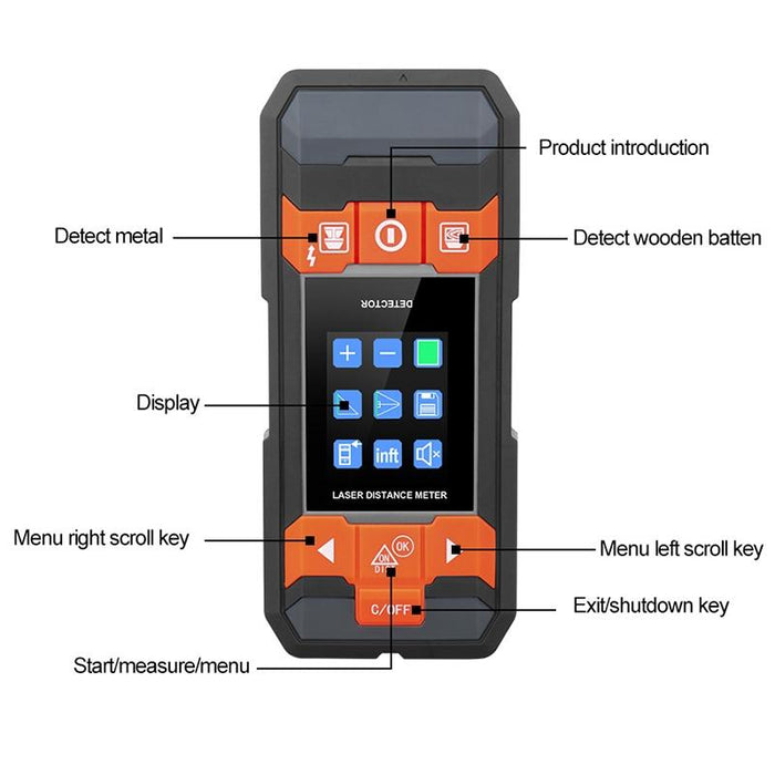 Gd210Dr Handheld Red Light Metal Detector