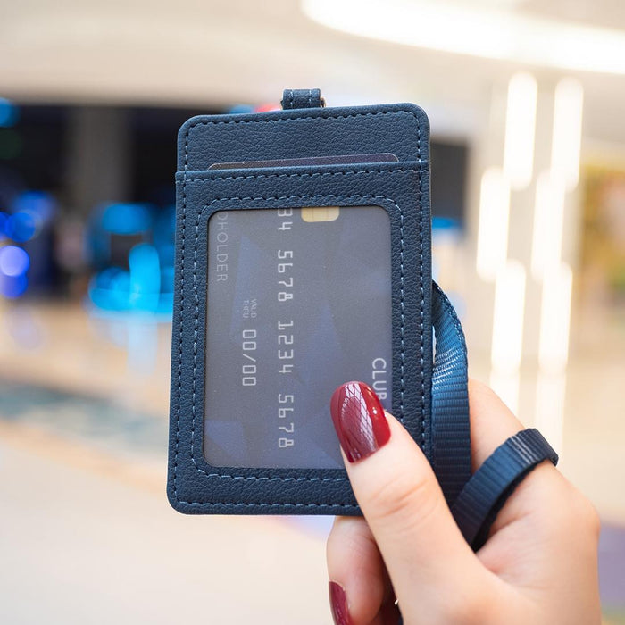 Vertical Id Card Bag & Lanyard