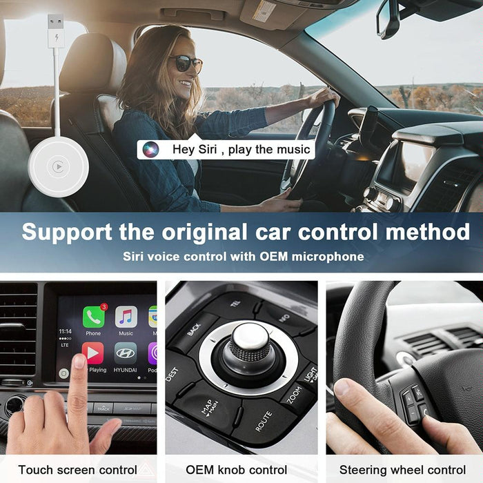 Wireless Carplay Adapter for Iphone - Usb & Usb-c