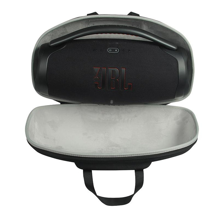 For Jbl Boombox 3 Shockproof Portable Eva Storage Case With Charger Bag Black